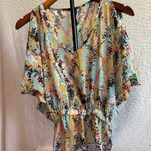 Vibrant Abstract Women's Blouse